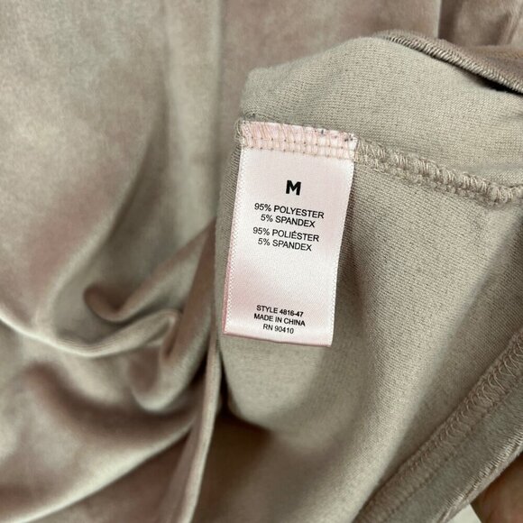 Juicy Couture Velour Sleep Wide Pant Set Size M Light Pink Rhinestone Spellout - Picture 6 of 15